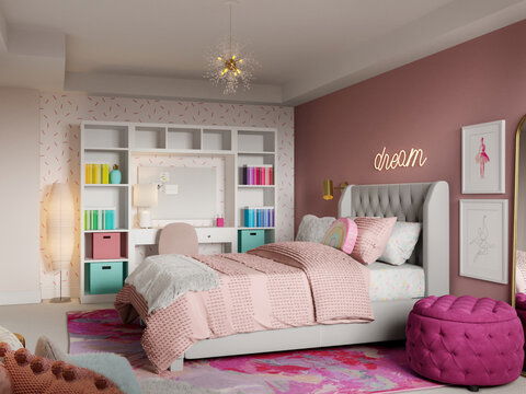 Girl Bedroom Interior Design