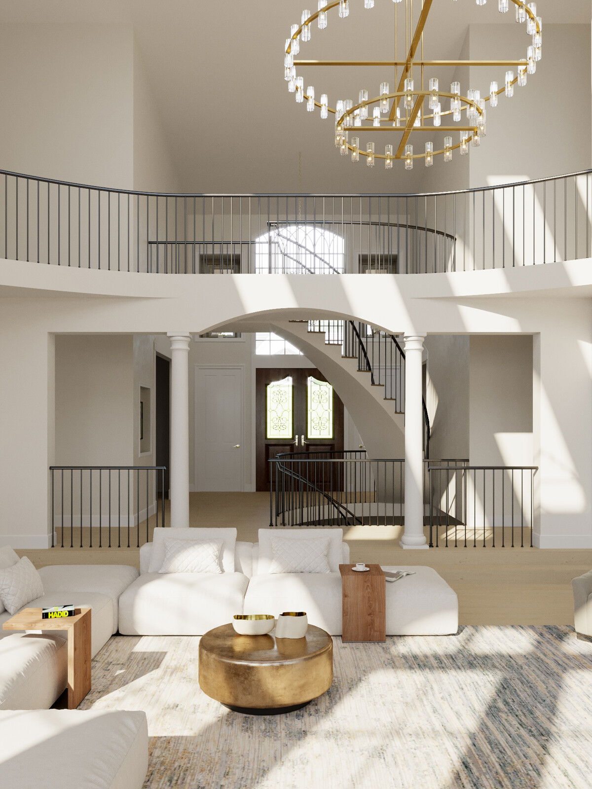 Glam High Ceiling Home Design with Piano Glam High Ceiling Home Design with Piano