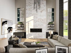 Glam Living Room Interior Design