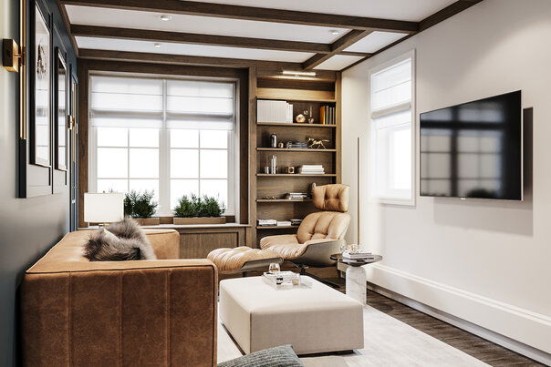 Home Office with Leather chairs Home Office with Leather chairs