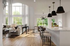 Open Concept Living and Dining Interior Design