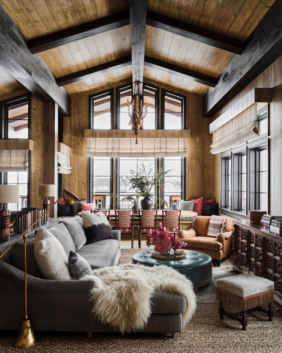 Rustic Living Room Interior Design