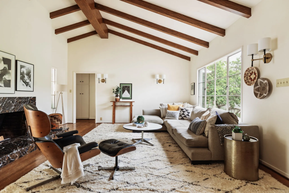 Boho Eclectic Living Room Design