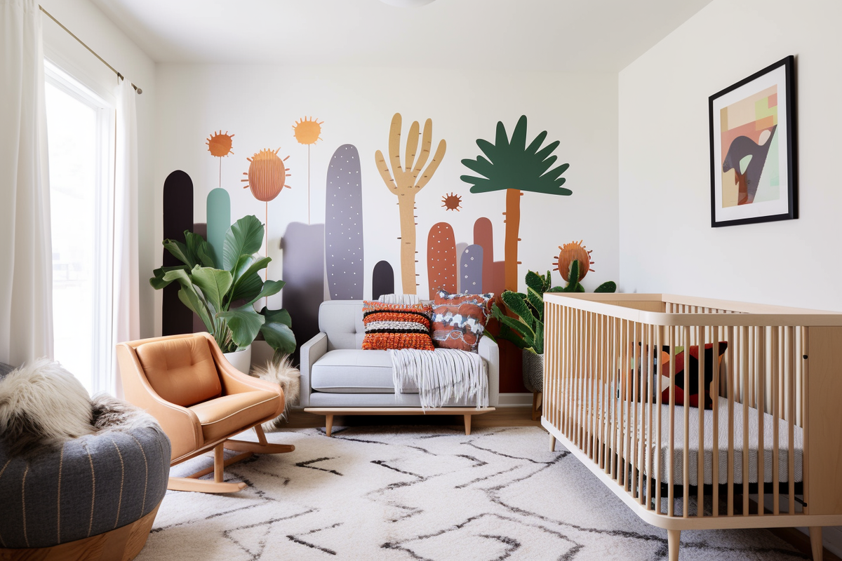 Cozy Gender Neutral Nursery Room Design Cozy Gender Neutral Nursery Room Design